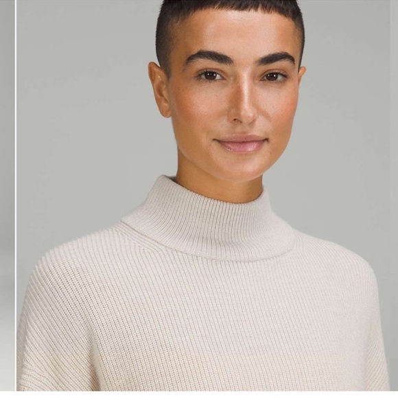 lululemon athletica Cream Turtleneck Sweater - Picture 3 of 6